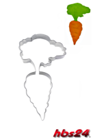 Karotte Ausstechform 9,5 cm - hbs24