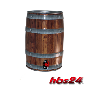 Partyfass Getränkefass 5 Liter Holzdekor mit integriertem Zapfhahn by hbs24